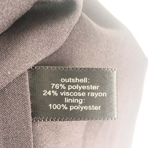 NWT The Limited Pencil Skirt Women's Size 6 Chocolate Brown Ruffled Midi - Picture 4 of 11